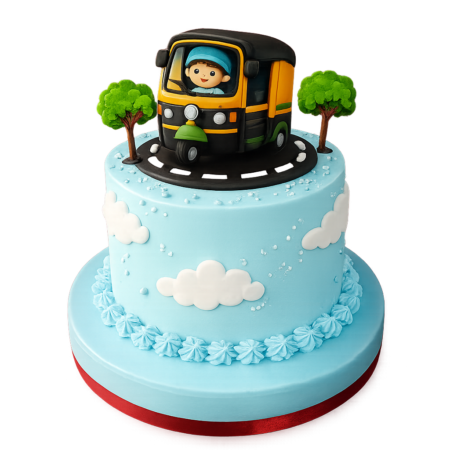 Auto racing cake